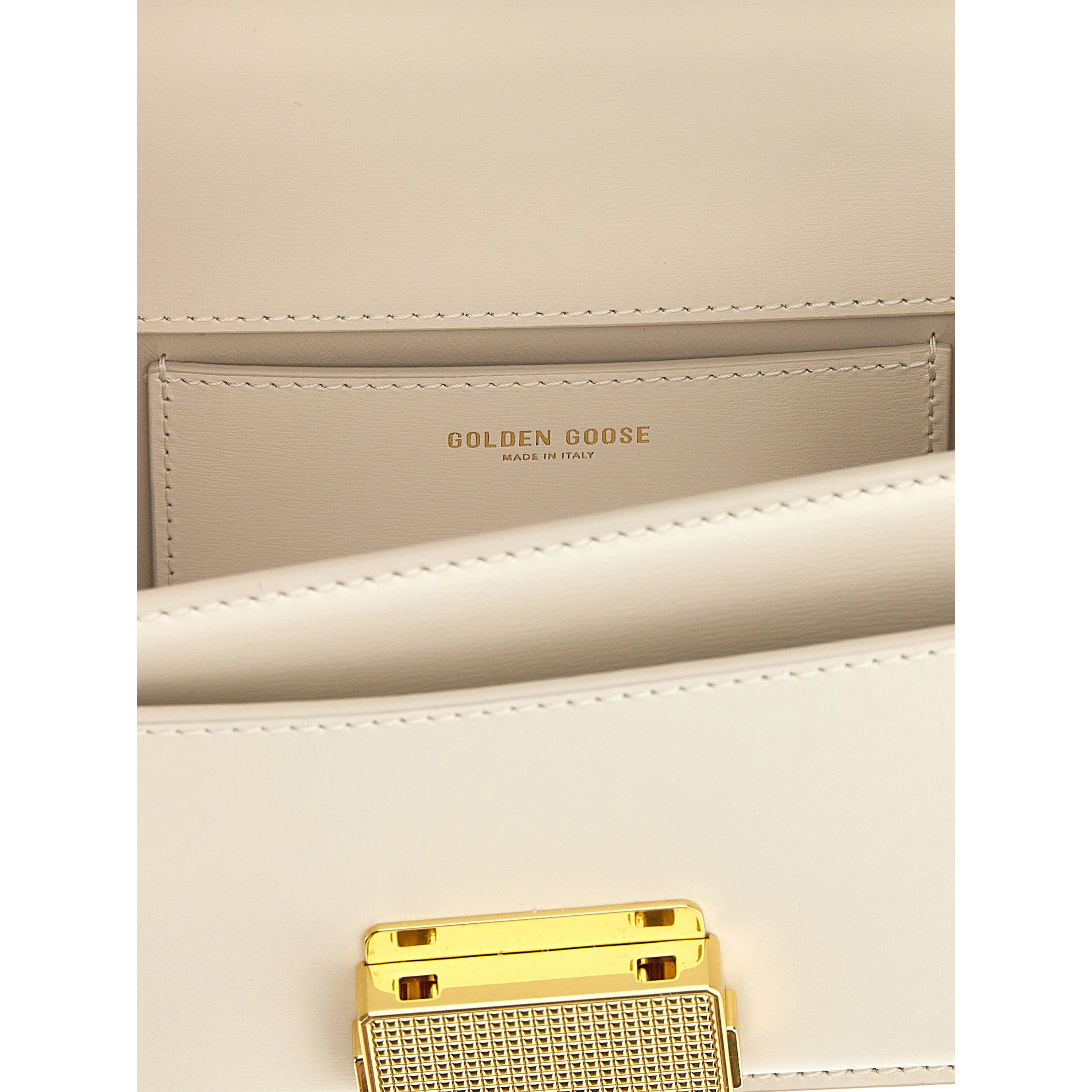 White Cowhide Handbag