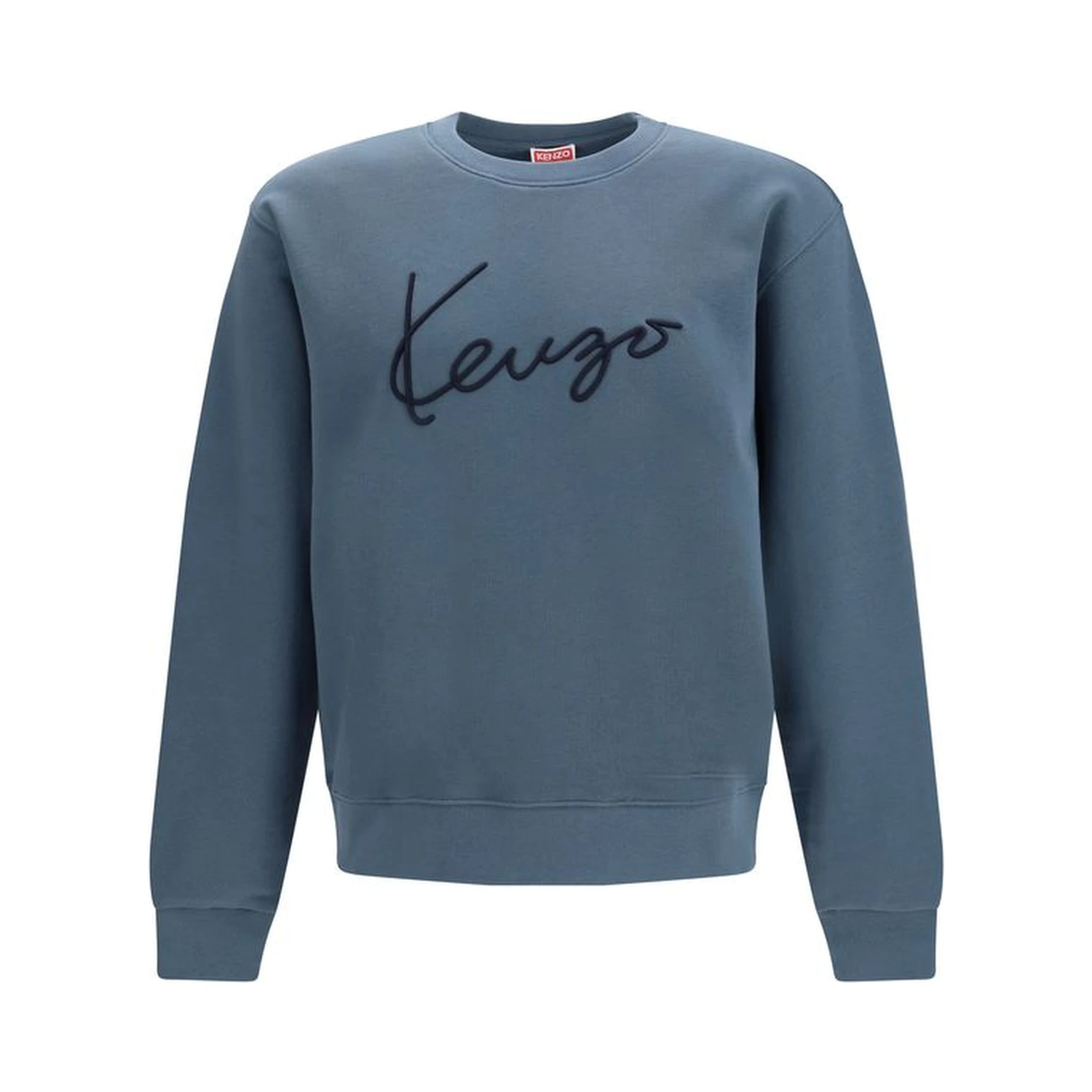 Blue Cotton Sweatshirt