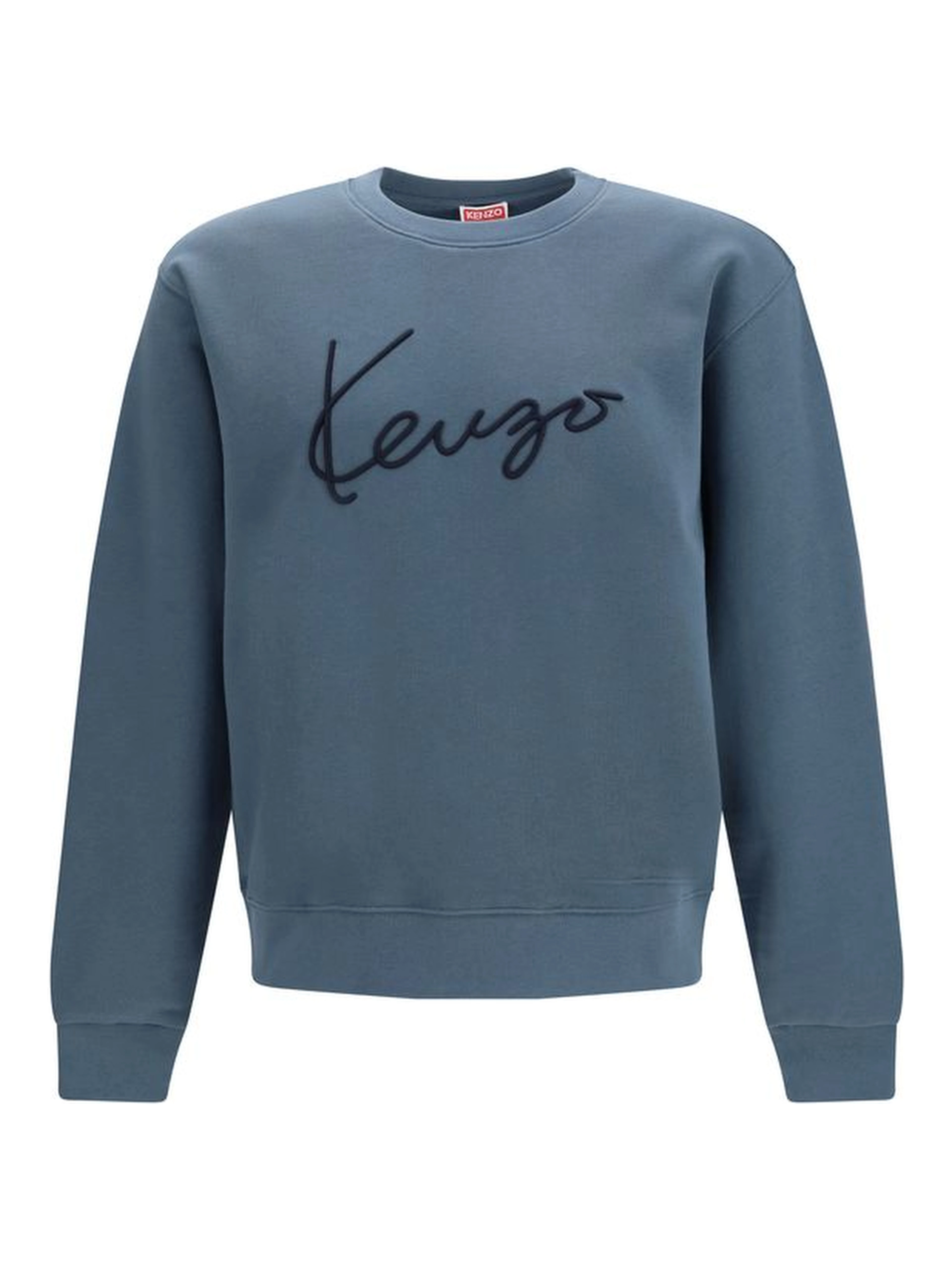 Blue Cotton Sweatshirt