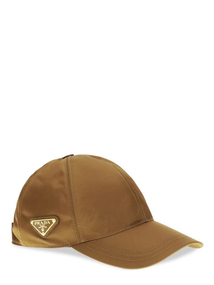 Beige Polyamide Cap (Baseball Hat)