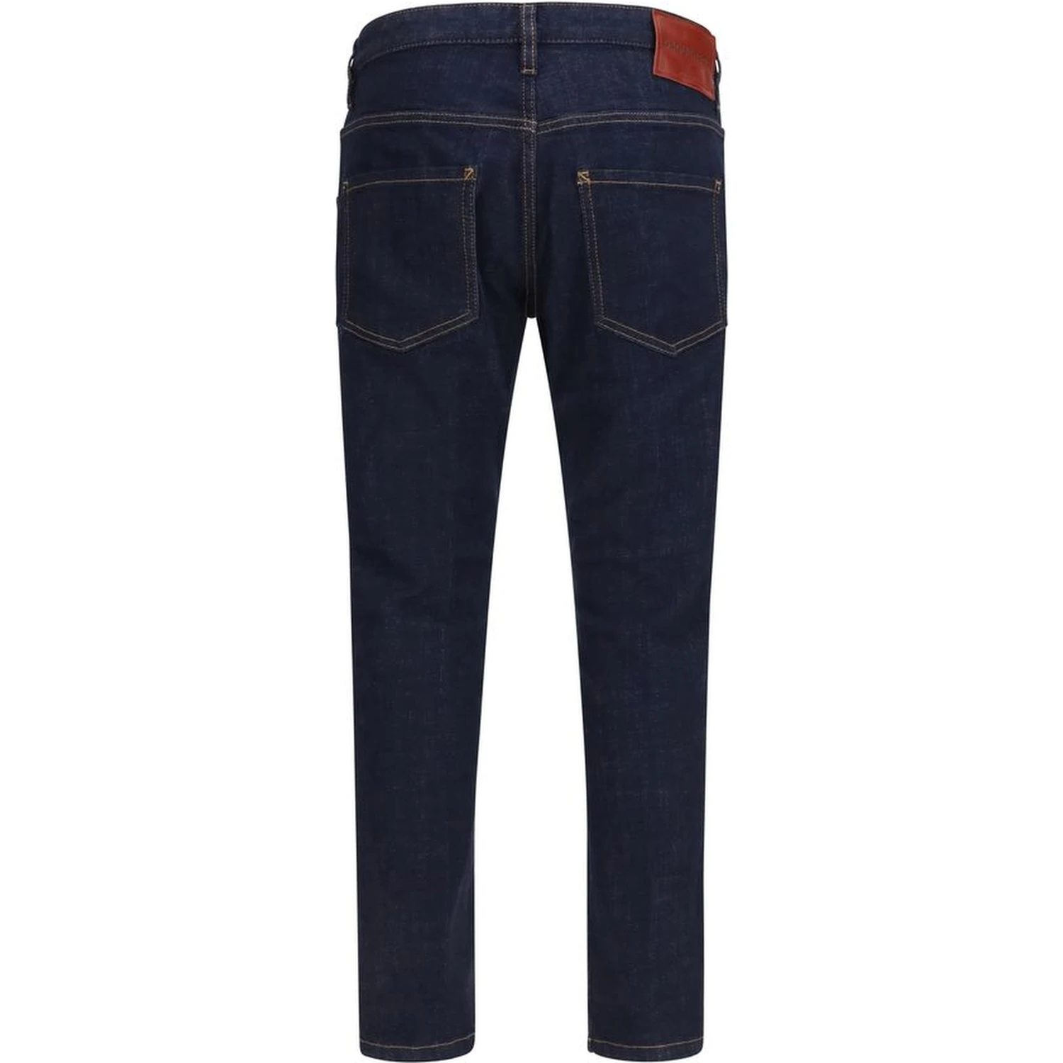 Blue Cotton Slim Fit Jeans