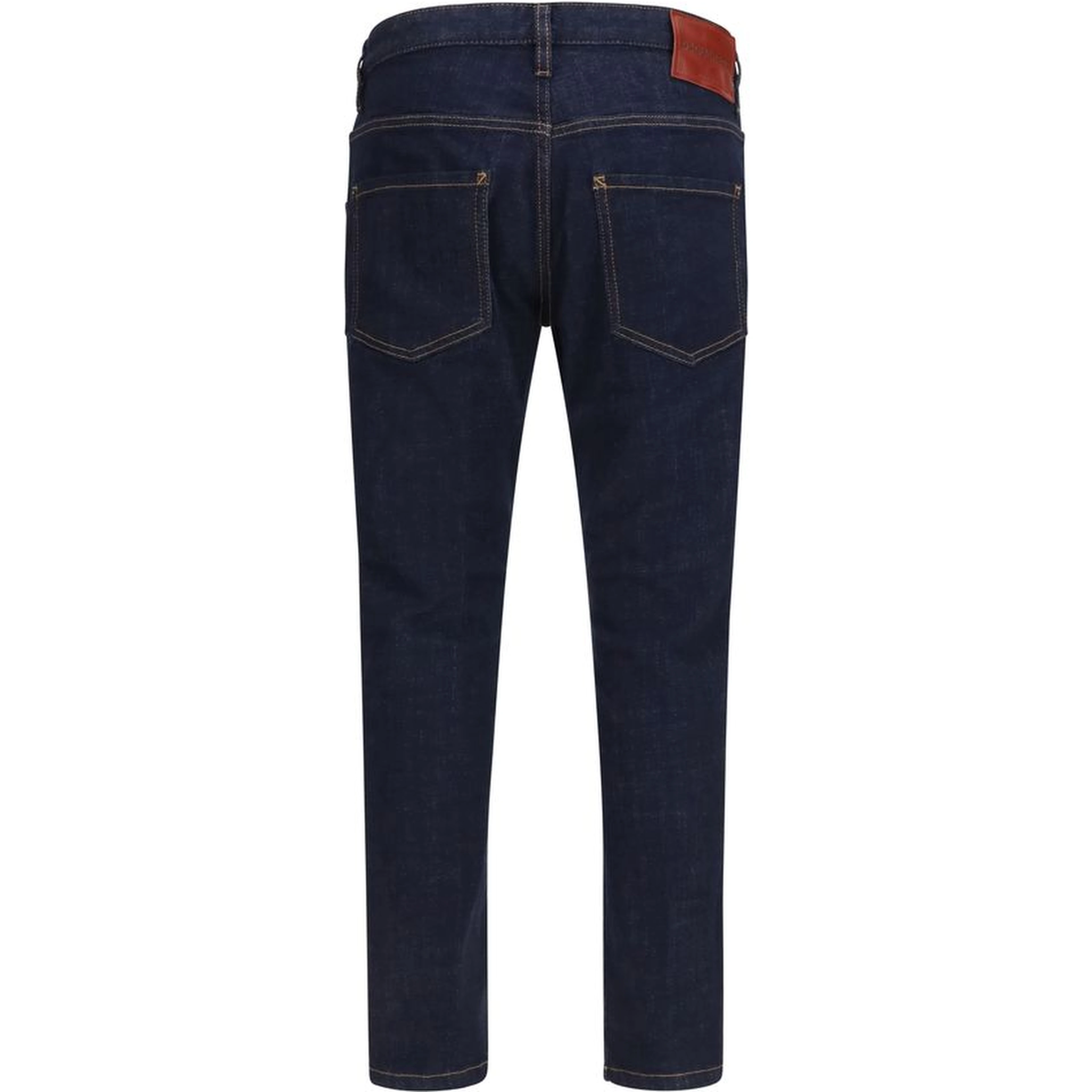Blue Cotton Slim Fit Jeans