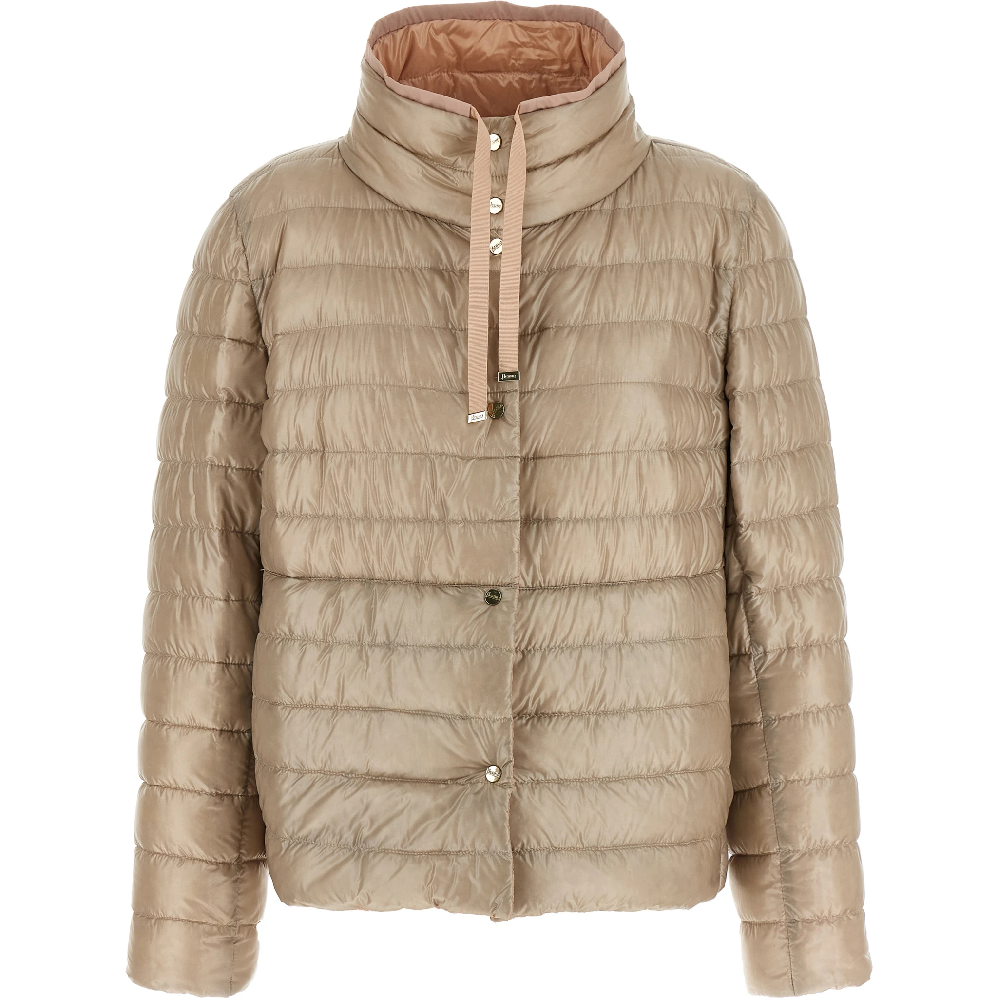 Multicolor Polyamide Full-Length Jacket