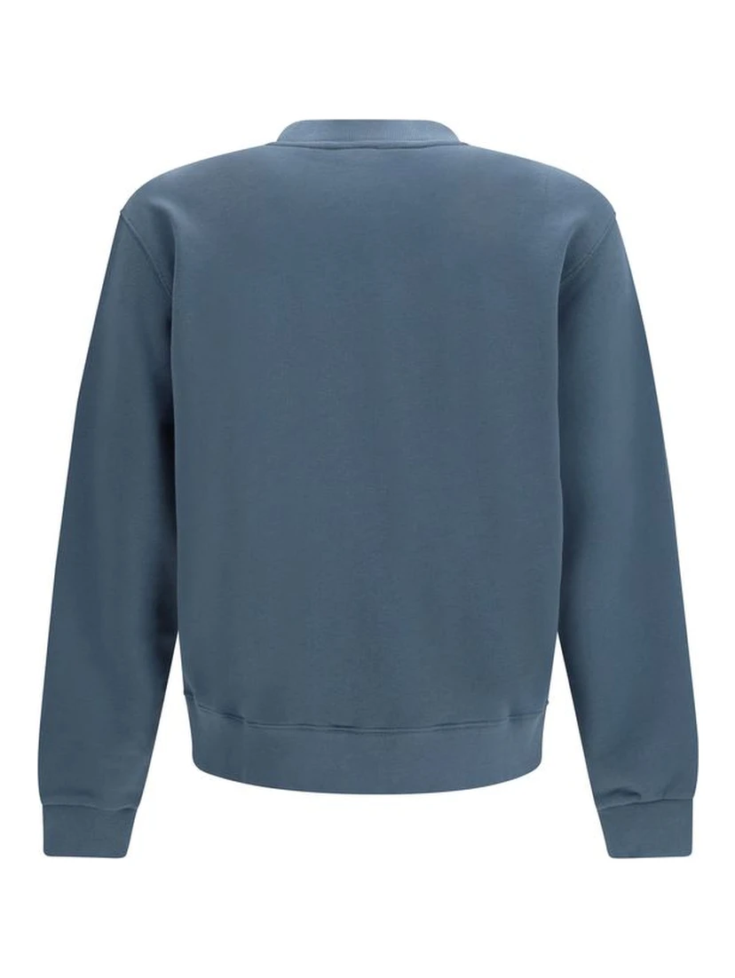 Blue Cotton Sweatshirt