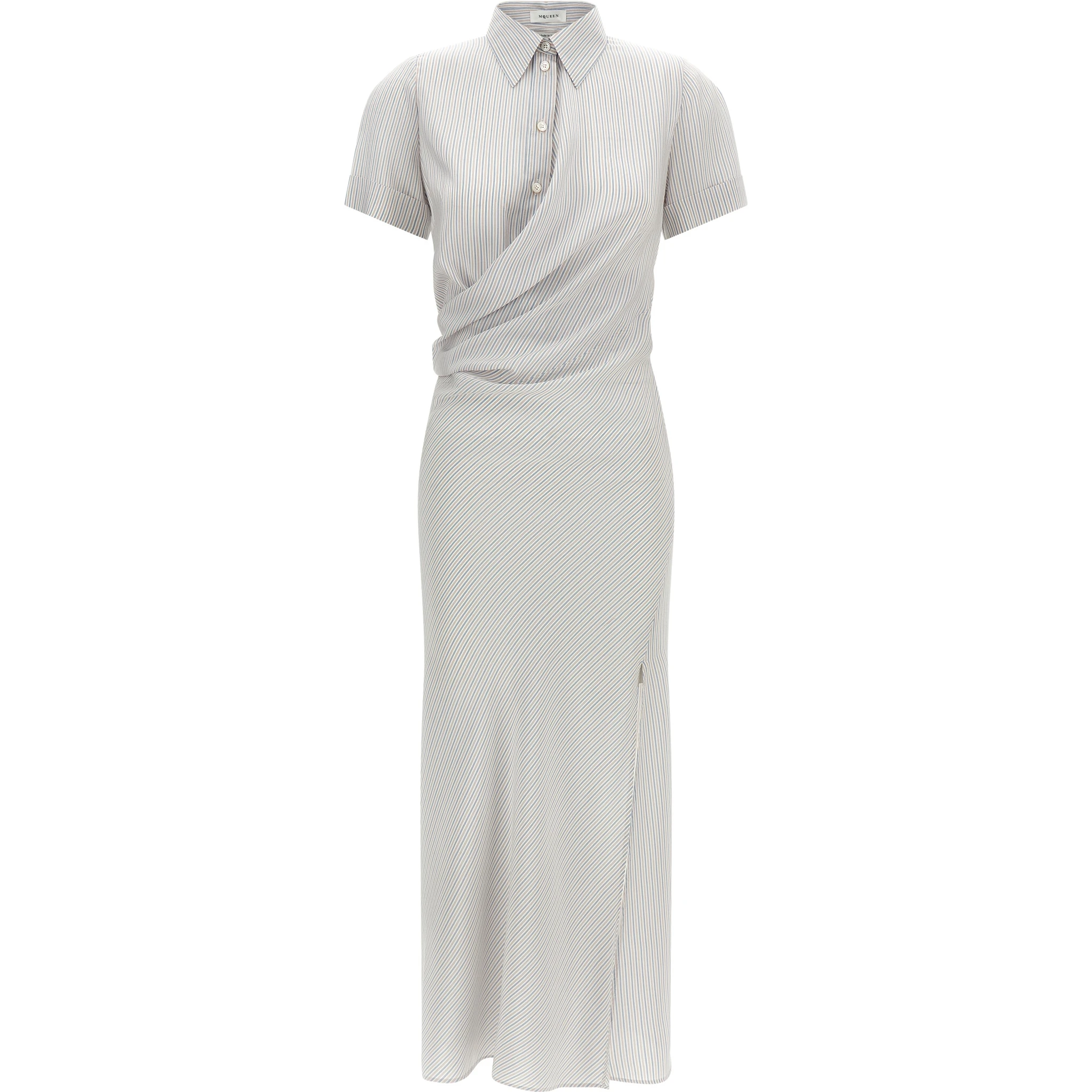 Multicolor Silk Long Dress