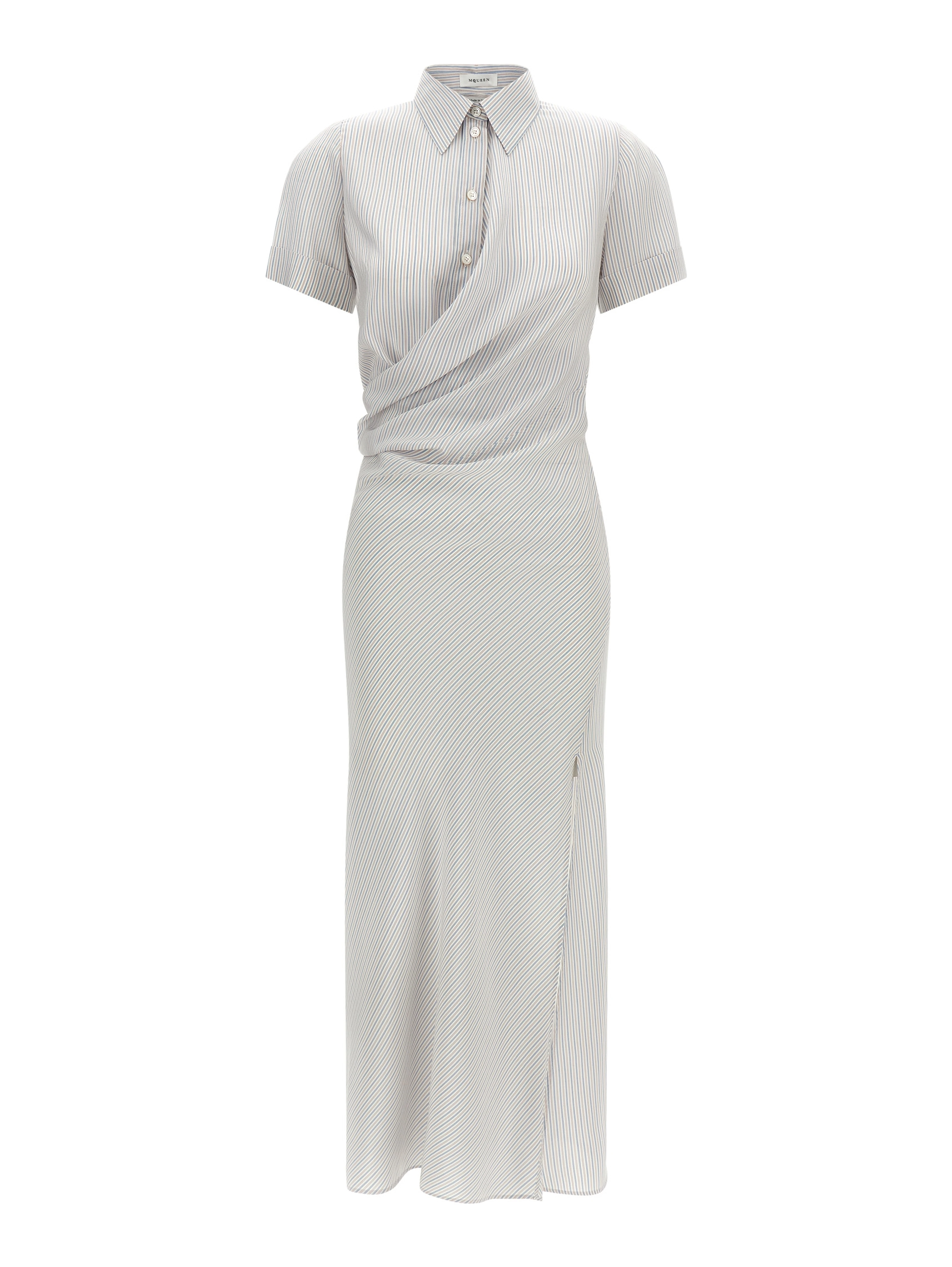Multicolor Silk Long Dress