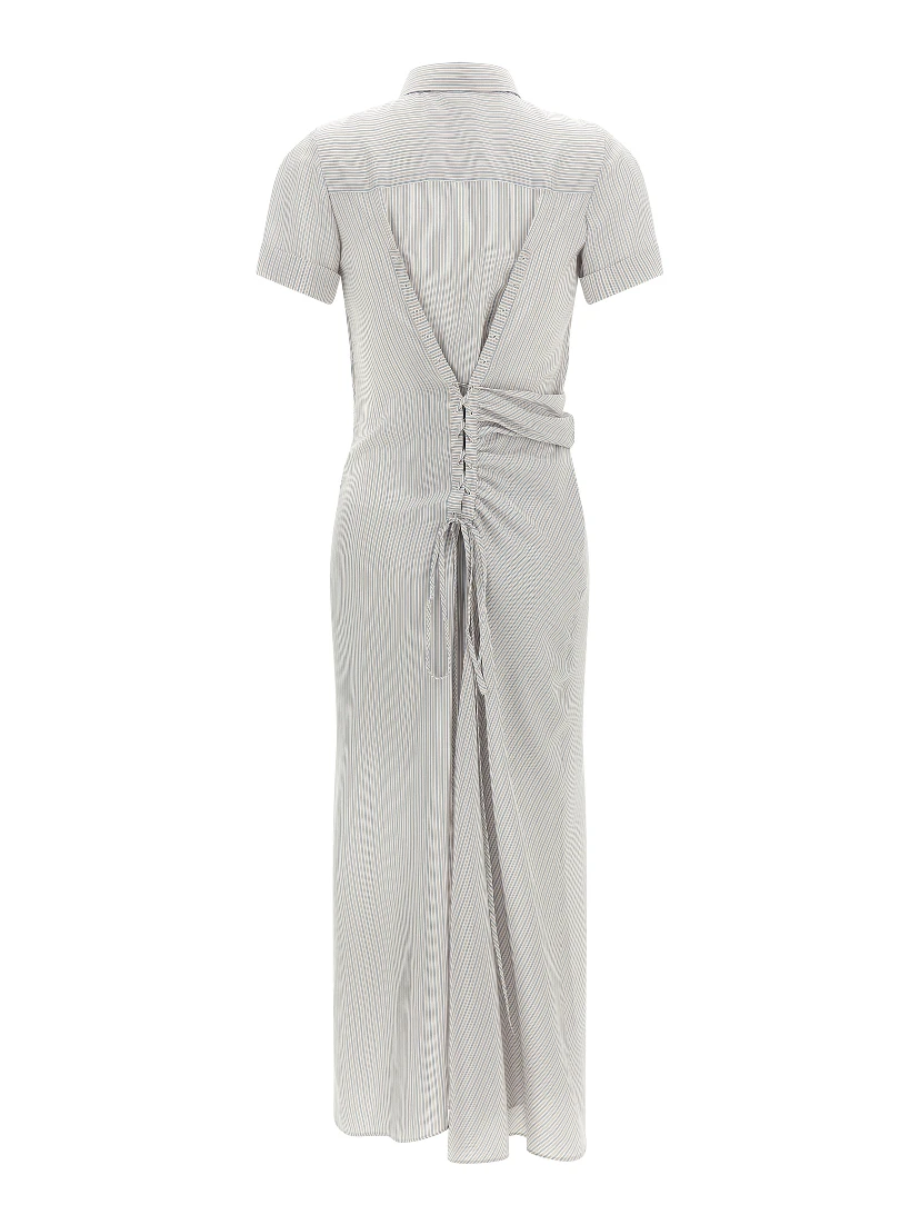 Multicolor Silk Long Dress
