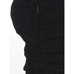 Black Viscose Long Dress