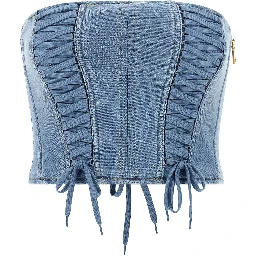 Blue Cotton Blouse