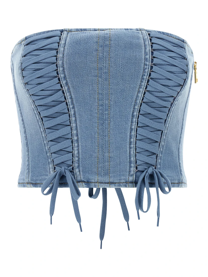 Blue Cotton Blouse