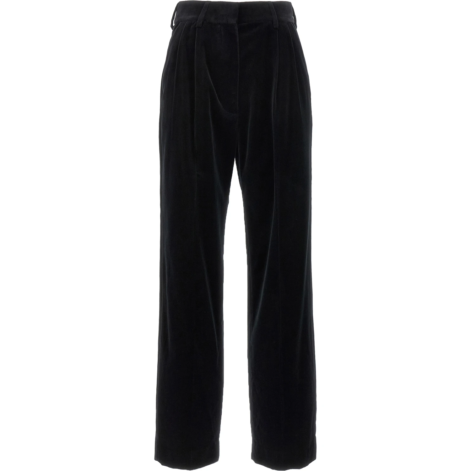 Black Cotton Dress Pants
