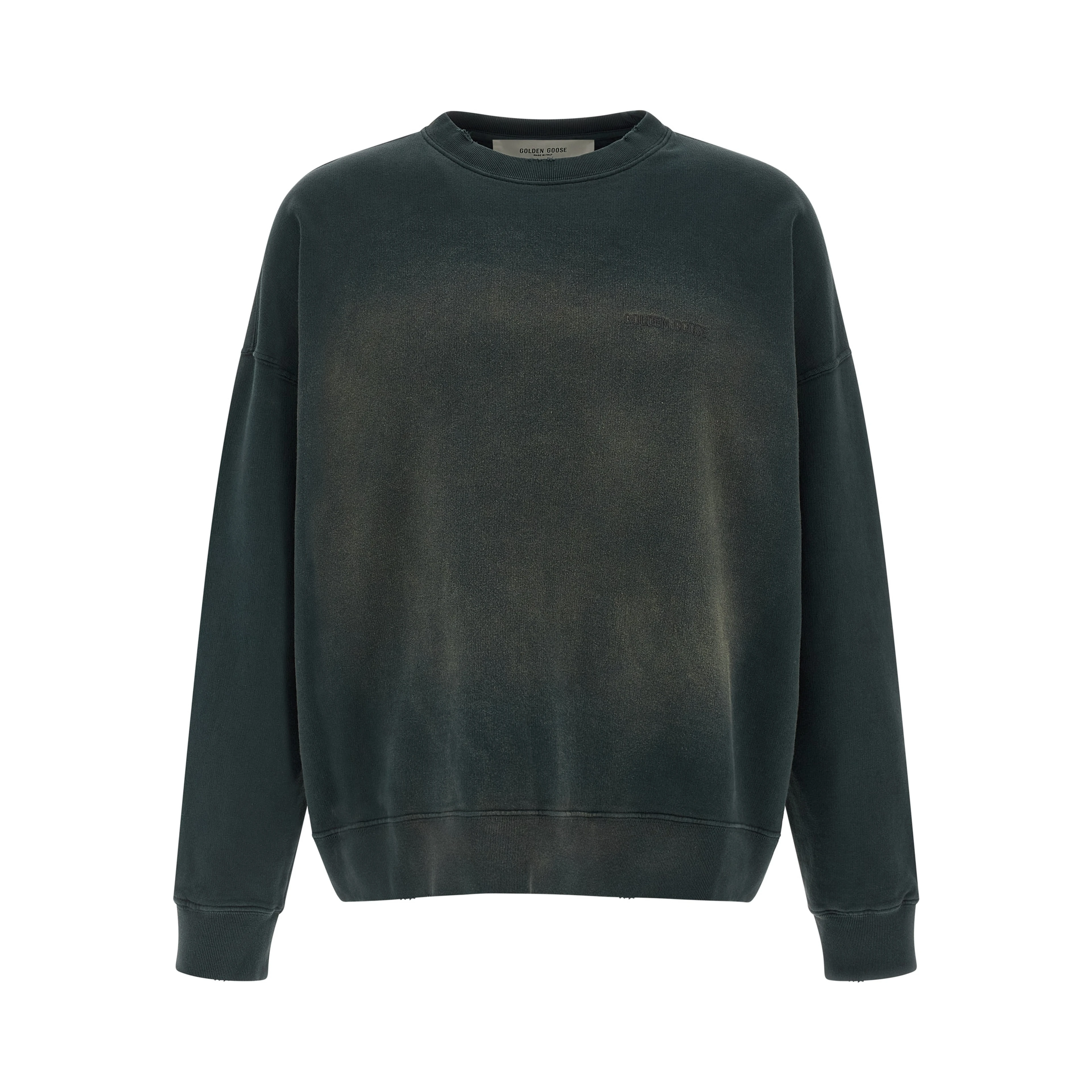 Black Cotton Sweatshirt