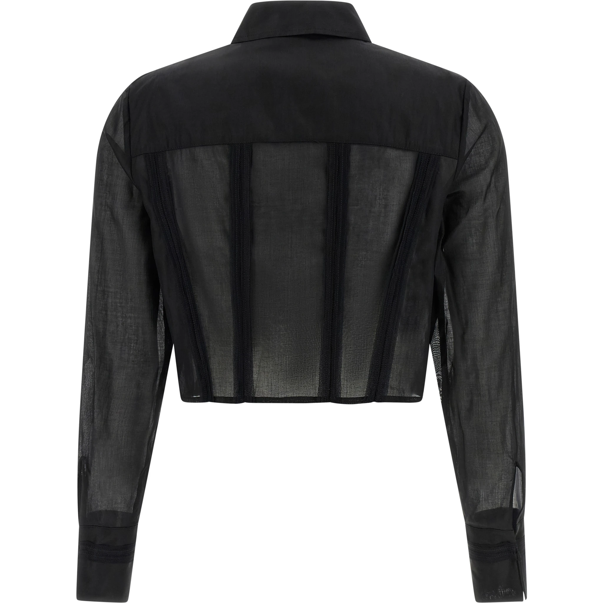 Black Cotton Blouse
