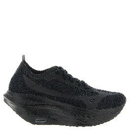 Black Synthetic Athletic Sneakers