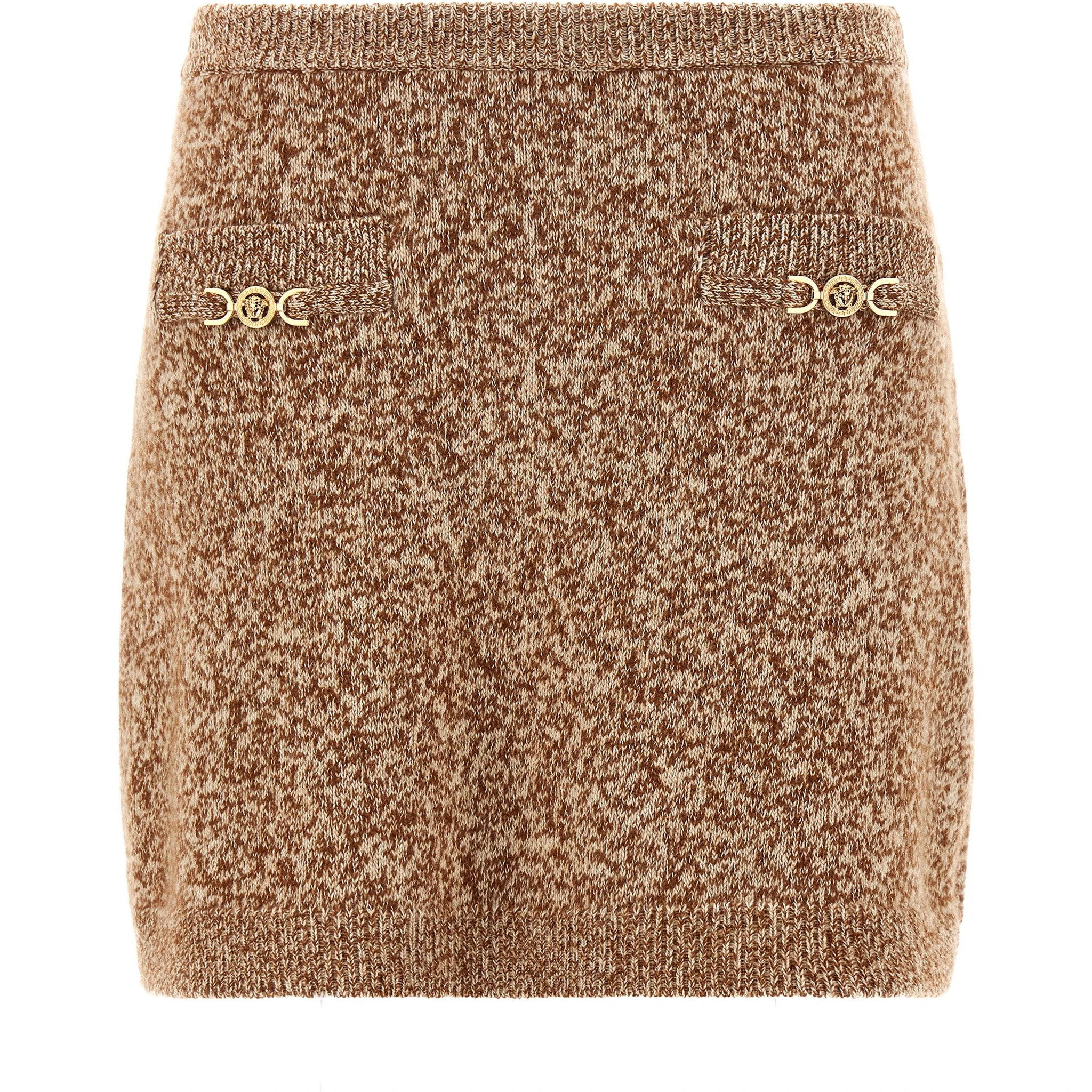 Multicolor Virgin Wool Long Skirt