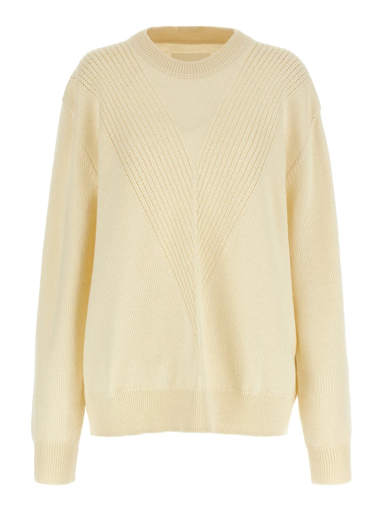 White Wool Cardigan