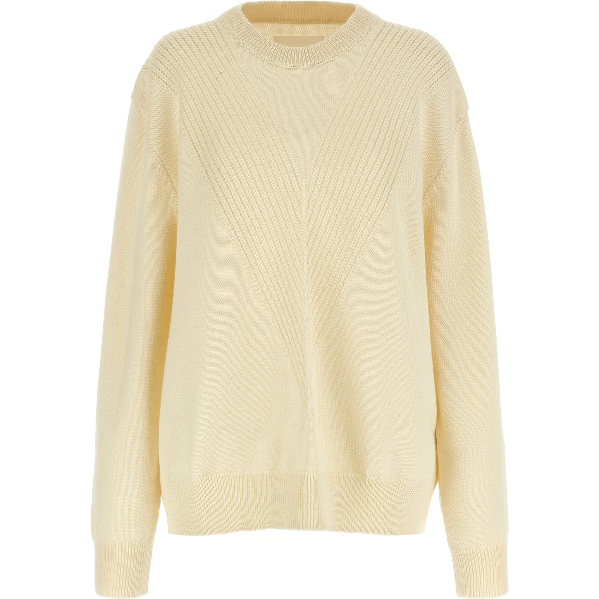 White Wool Cardigan