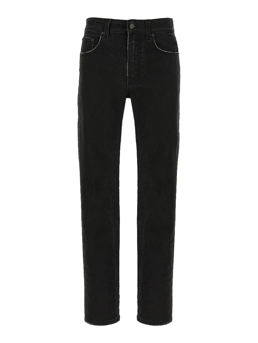 Black Cotton Jeans Denim