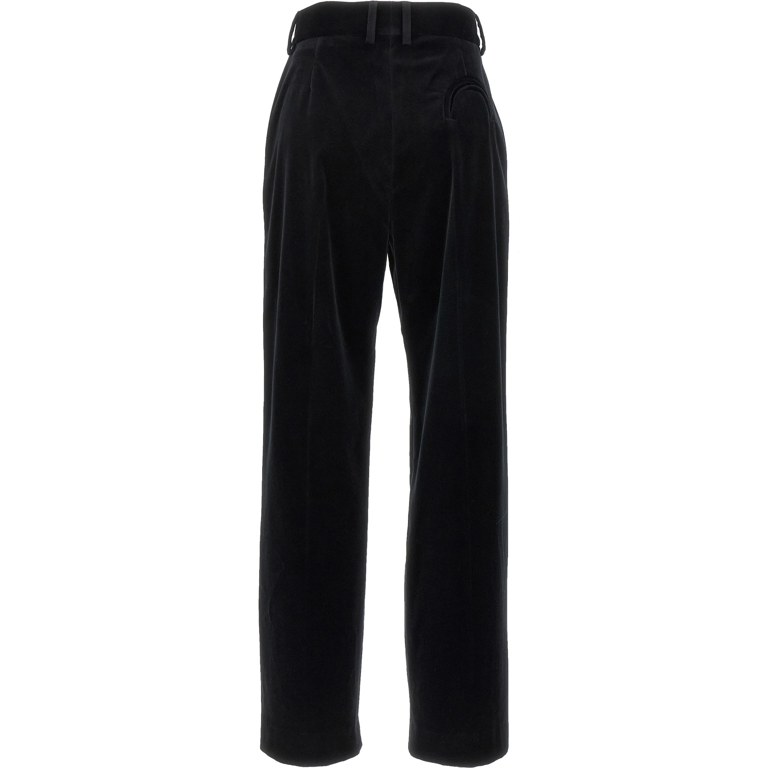 Black Cotton Dress Pants