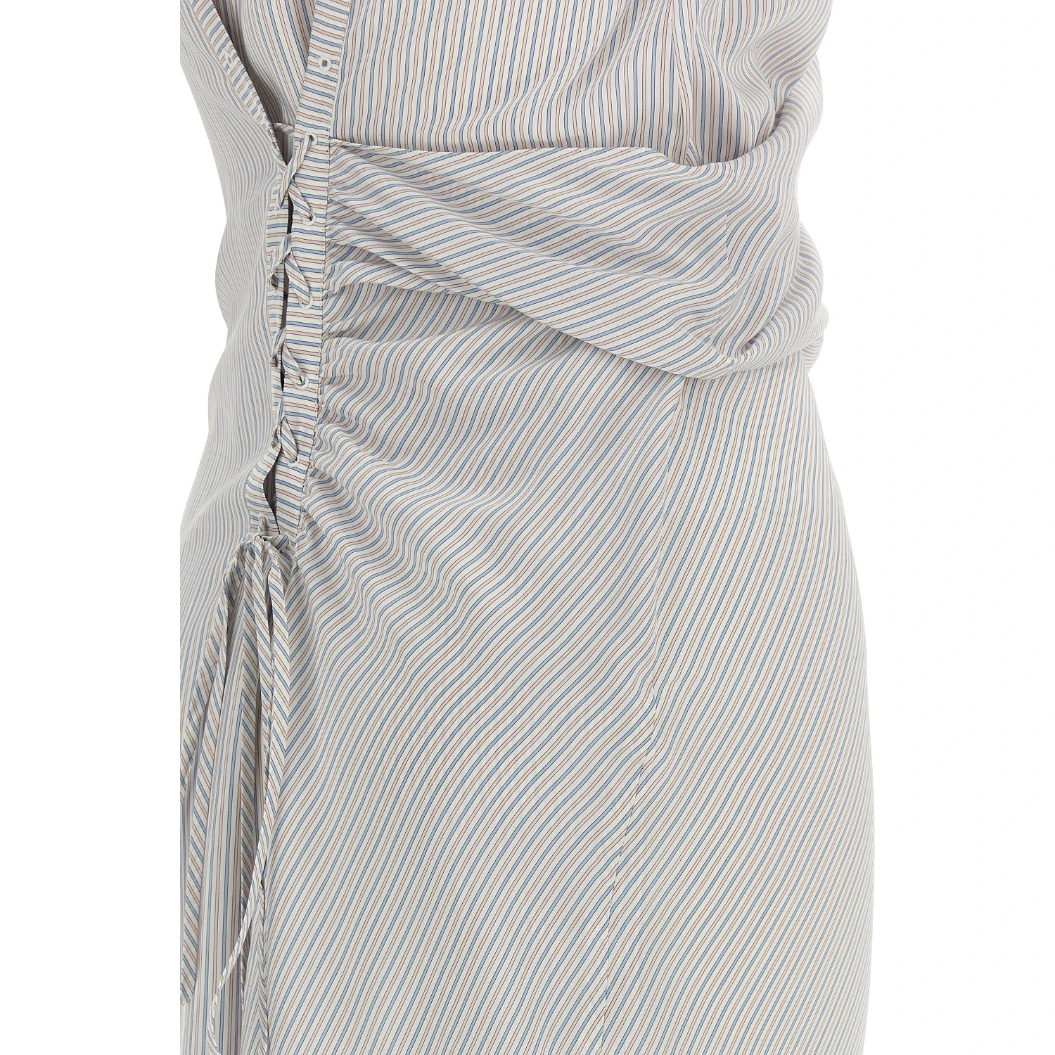 Multicolor Silk Long Dress