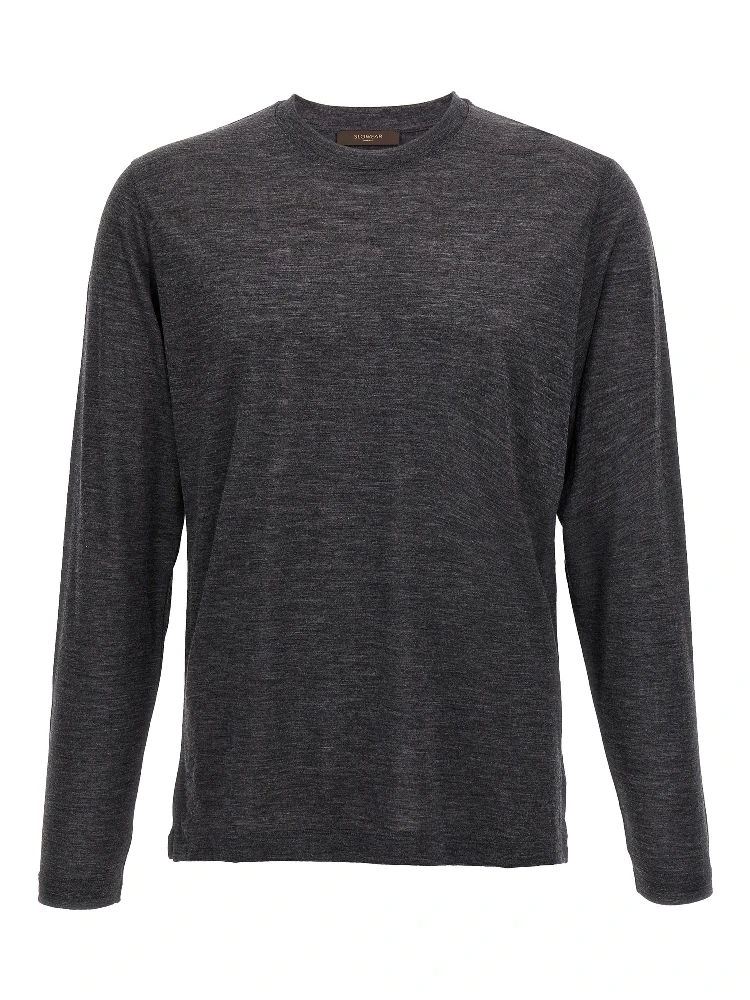 Gray Virgin Wool Sportswear