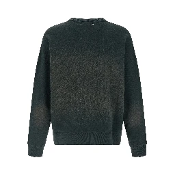 Black Cotton Sweatshirt