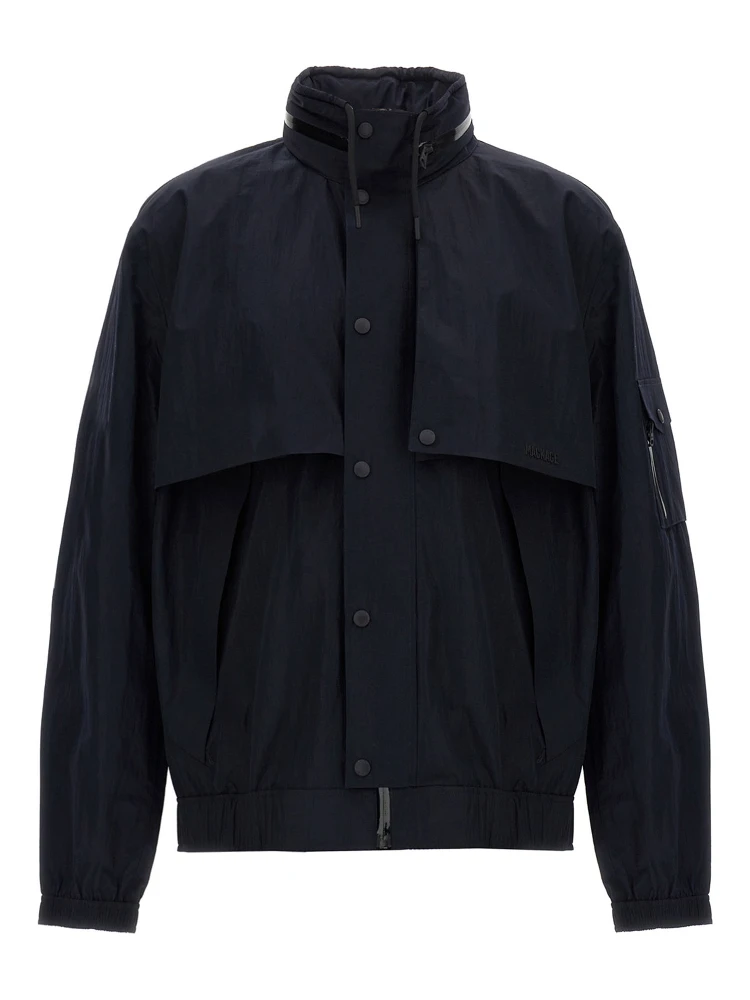 Blue Polyamide Shell Jacket