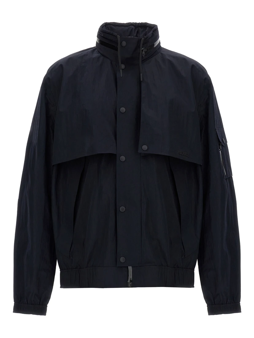 Blue Polyamide Shell Jacket