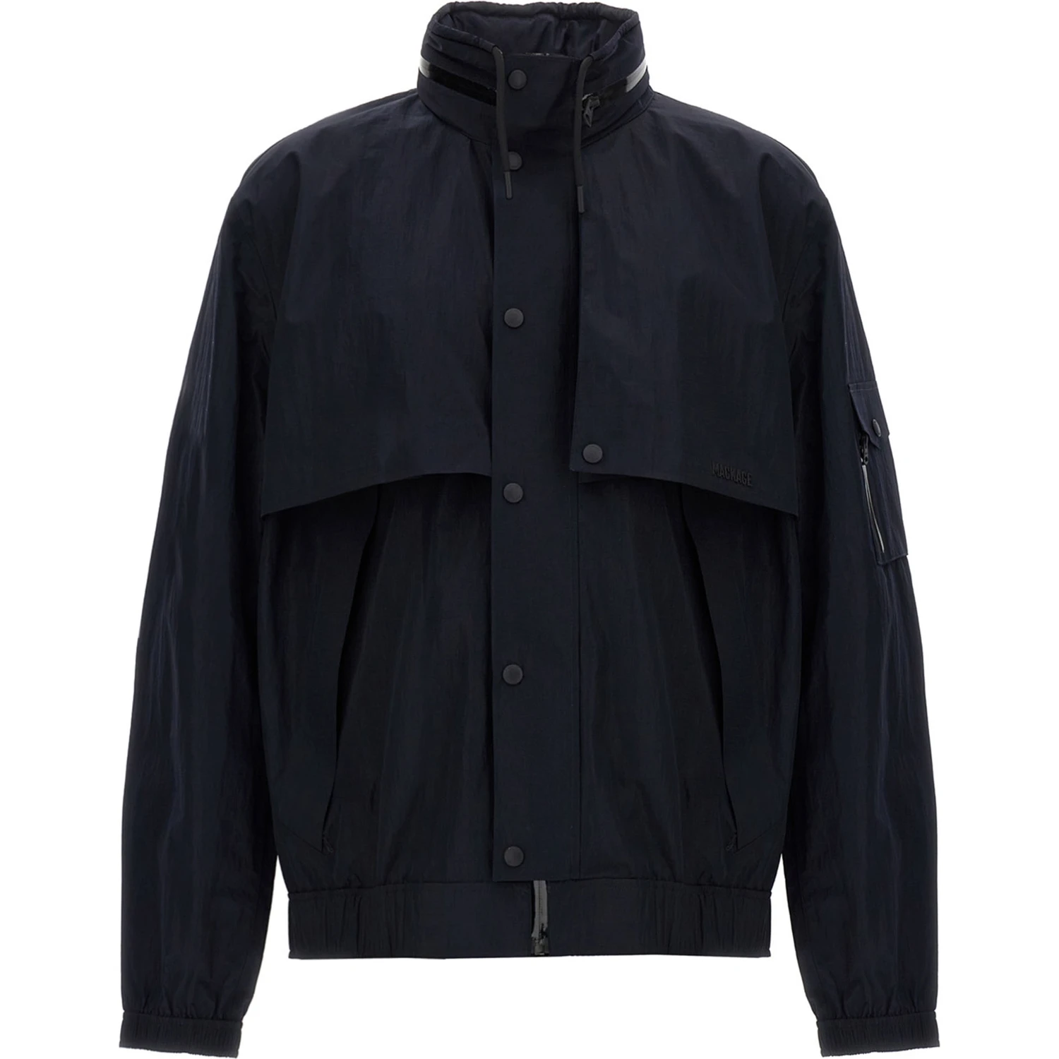 Blue Polyamide Shell Jacket