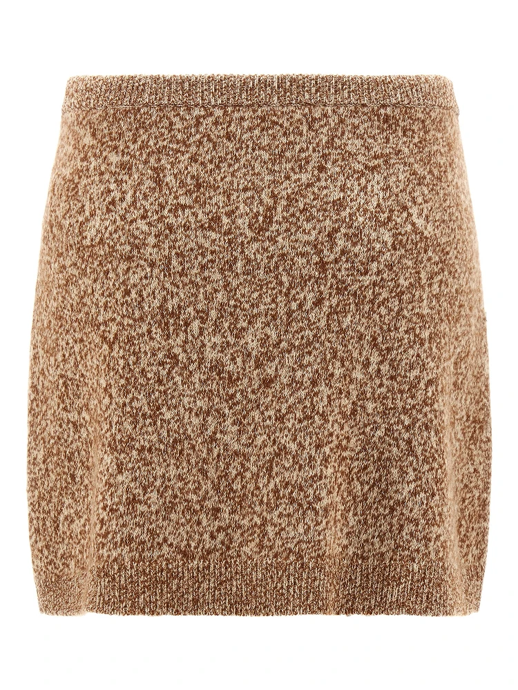 Multicolor Virgin Wool Long Skirt alternative