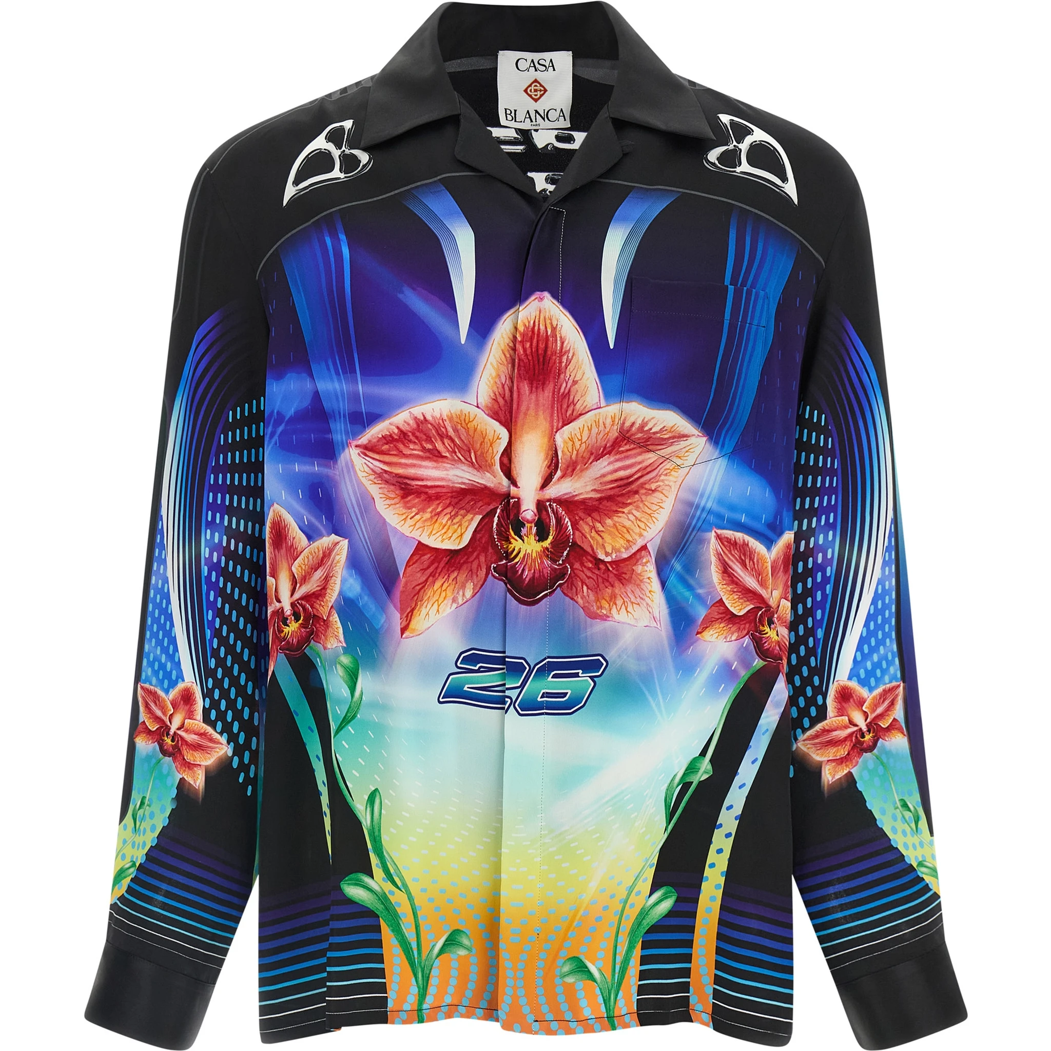 Multicolor Silk Blouse