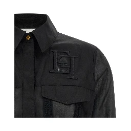 Black Cotton Blouse