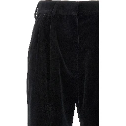 Black Cotton Dress Pants