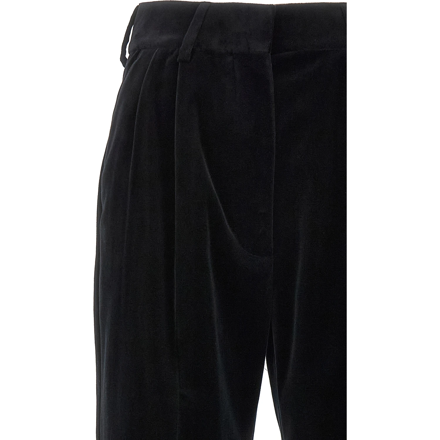 Black Cotton Dress Pants