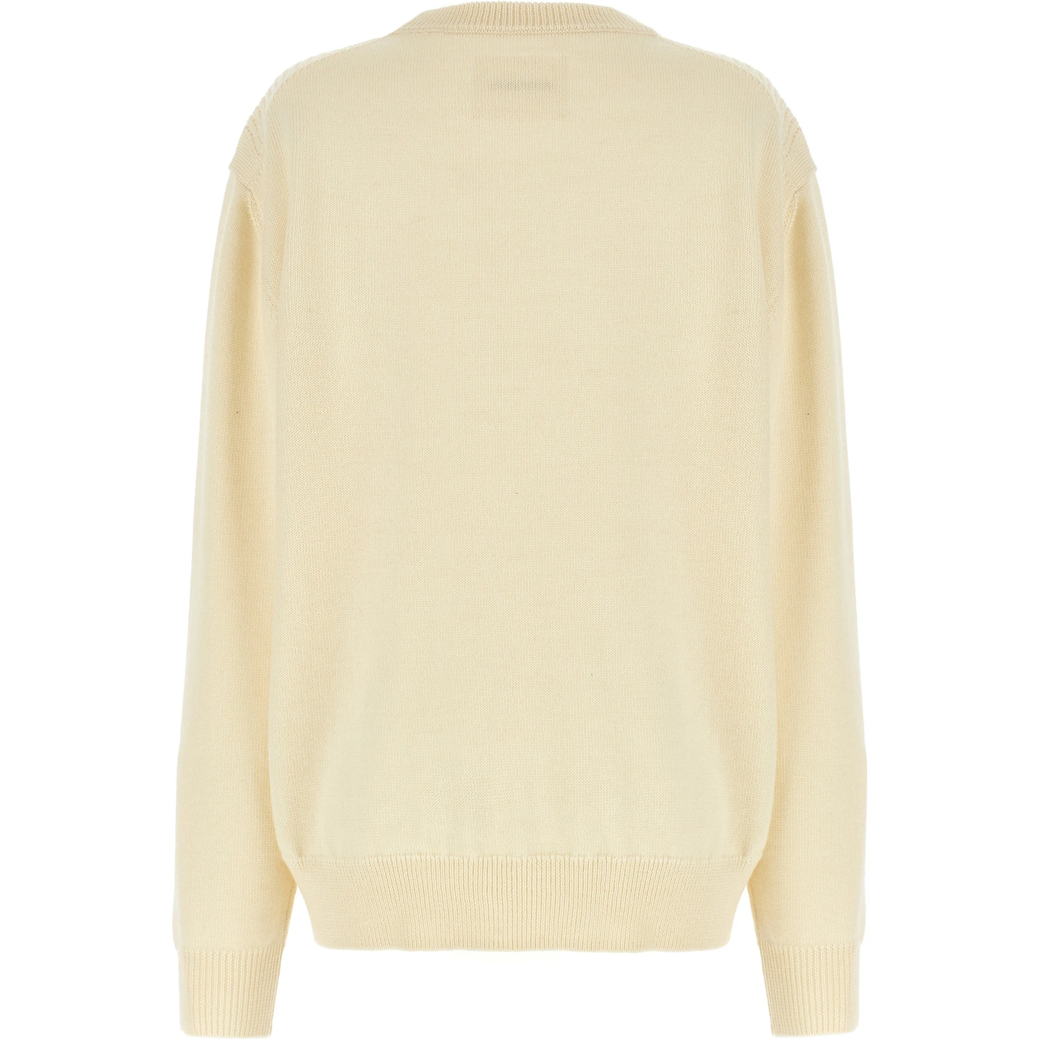 White Wool Cardigan