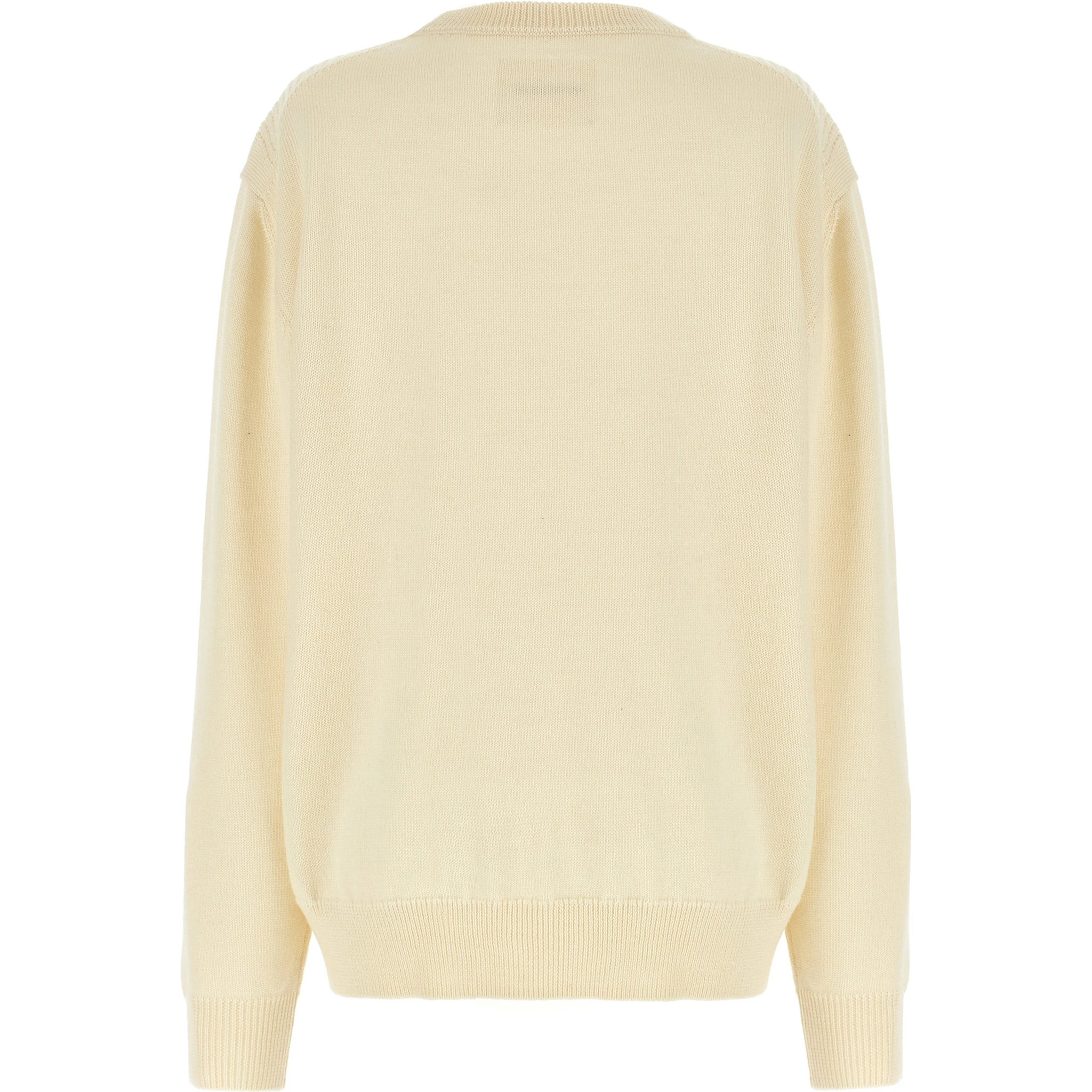 White Wool Cardigan