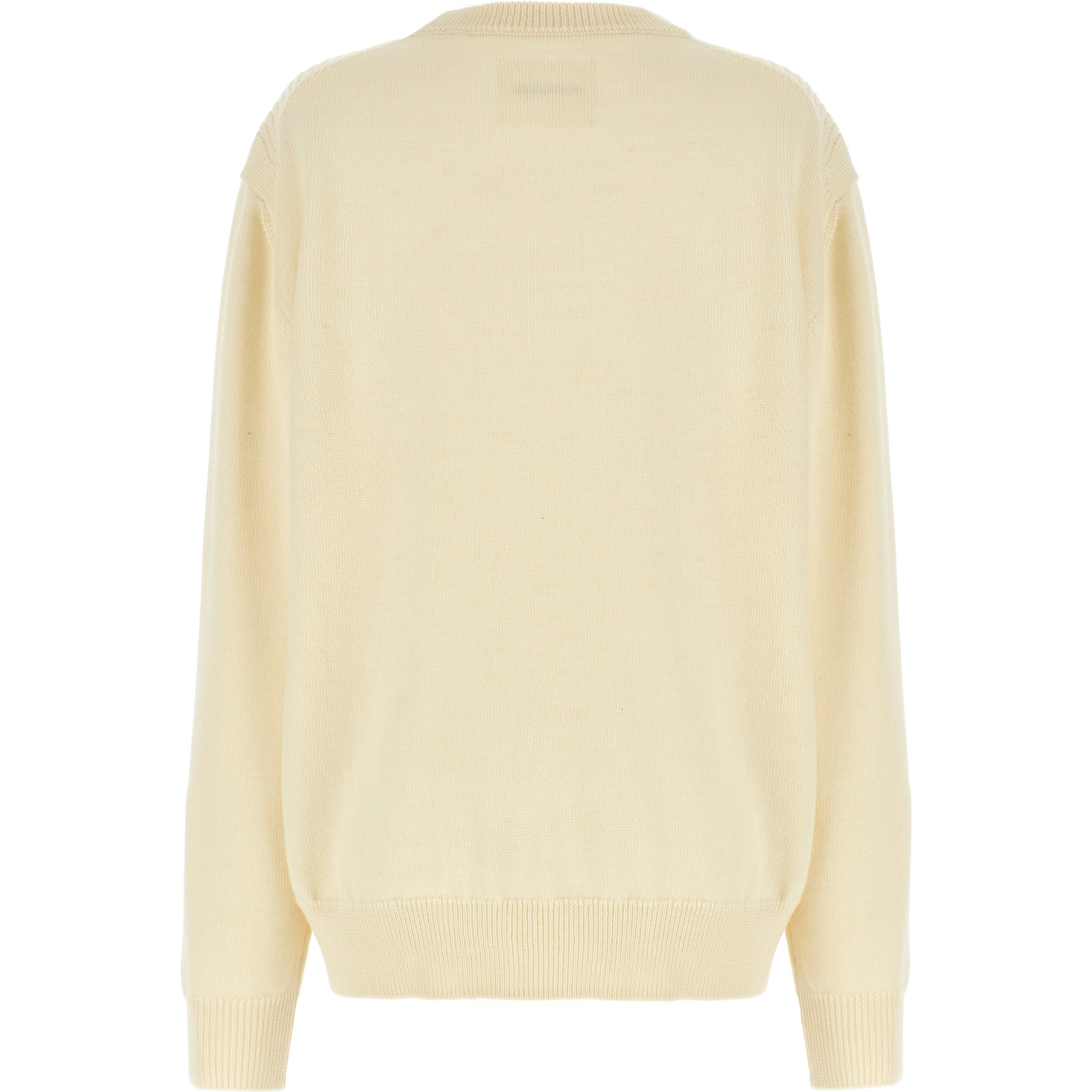 White Wool Cardigan