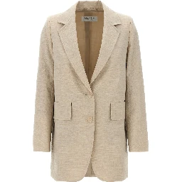 Beige Virgin Wool Blazer