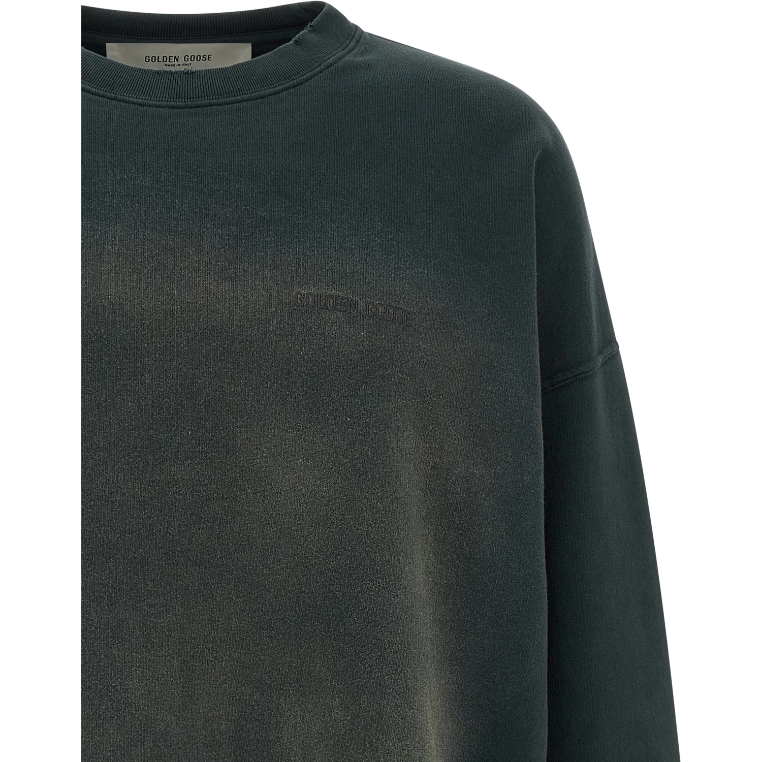 Black Cotton Sweatshirt