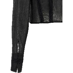 Black Cotton Blouse