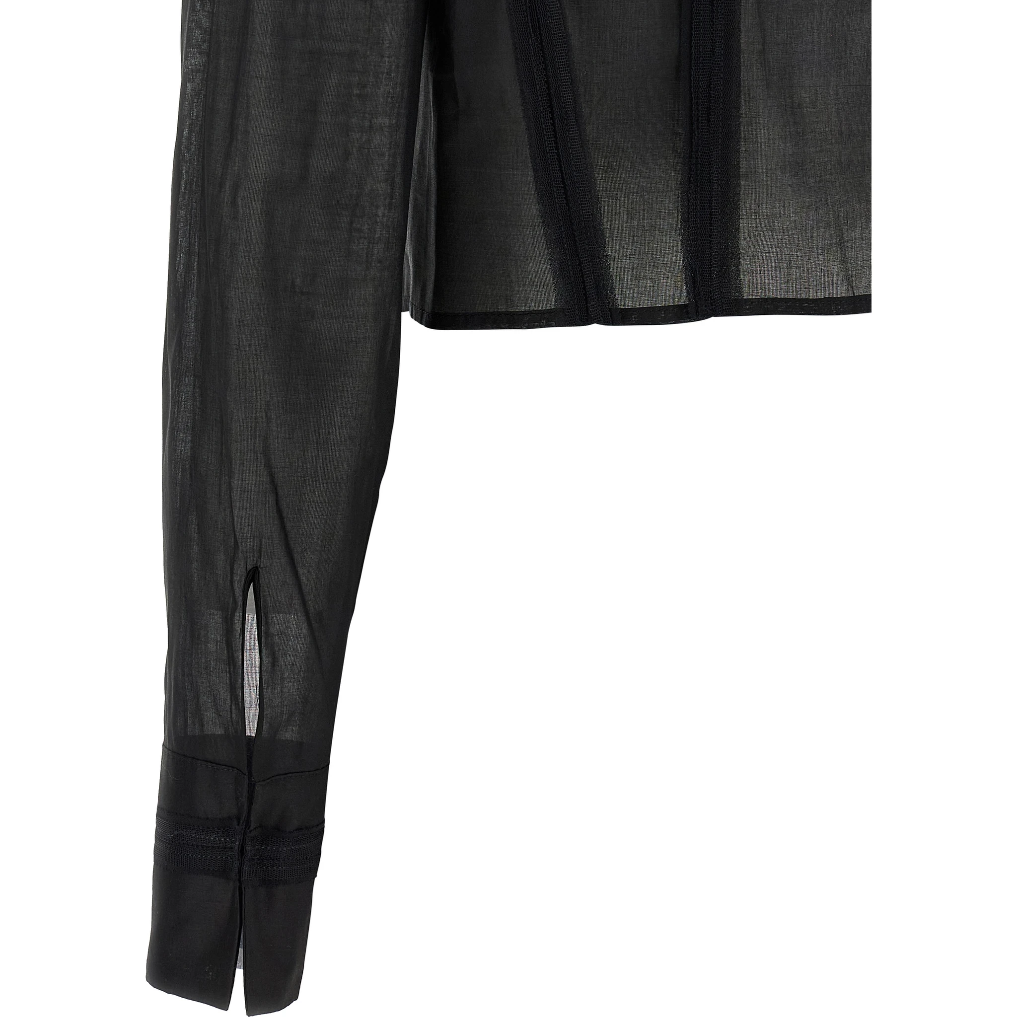 Black Cotton Blouse