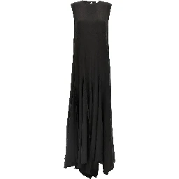 Black Silk Long Dress