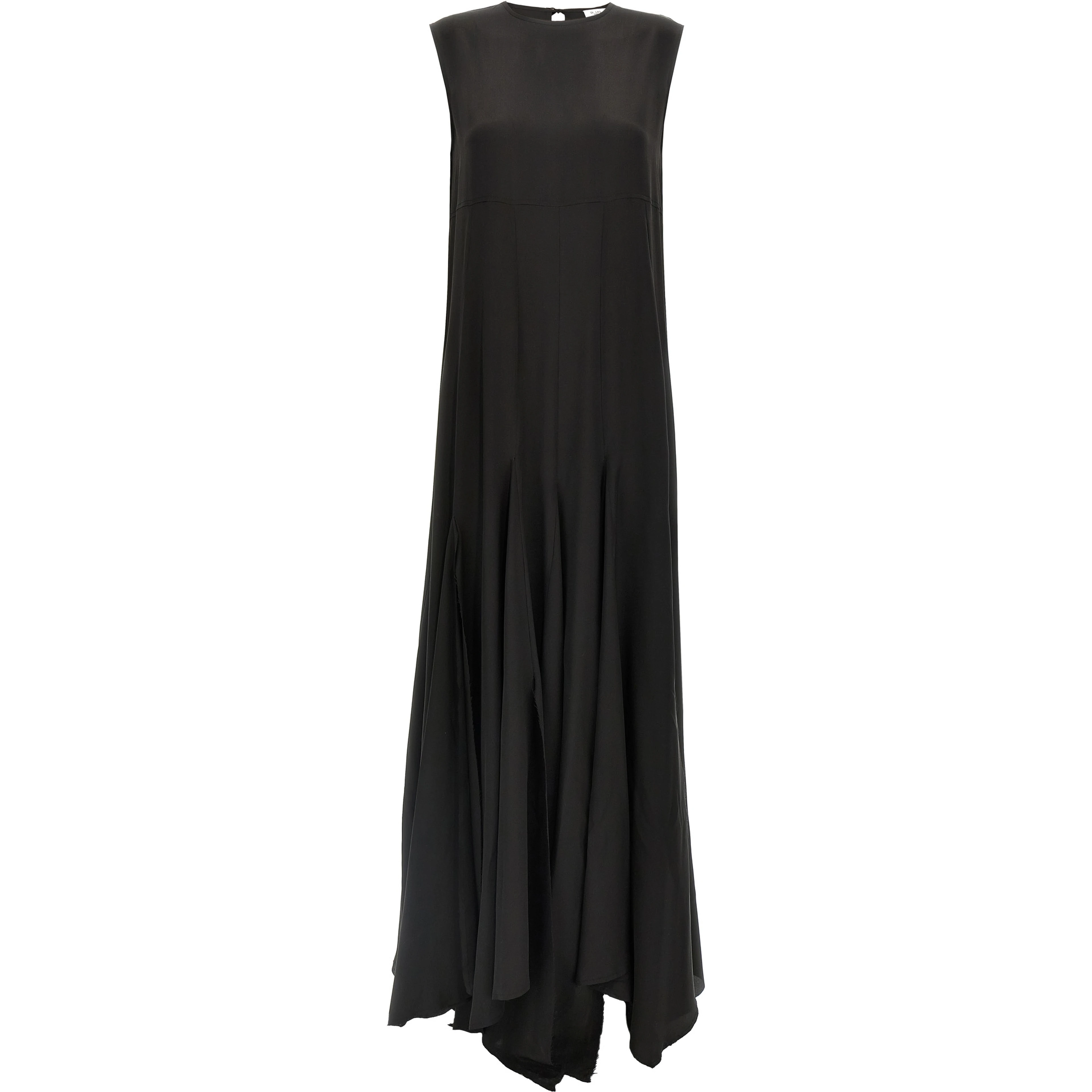 Black Silk Long Dress