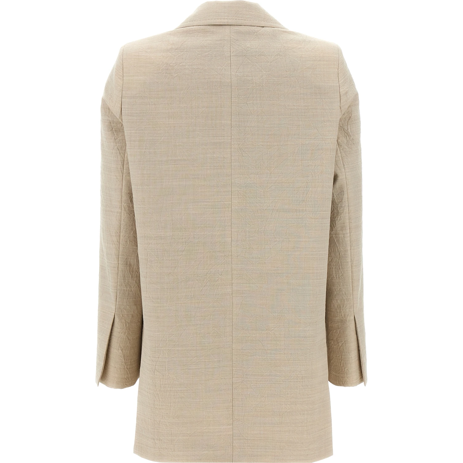 Beige Virgin Wool Blazer