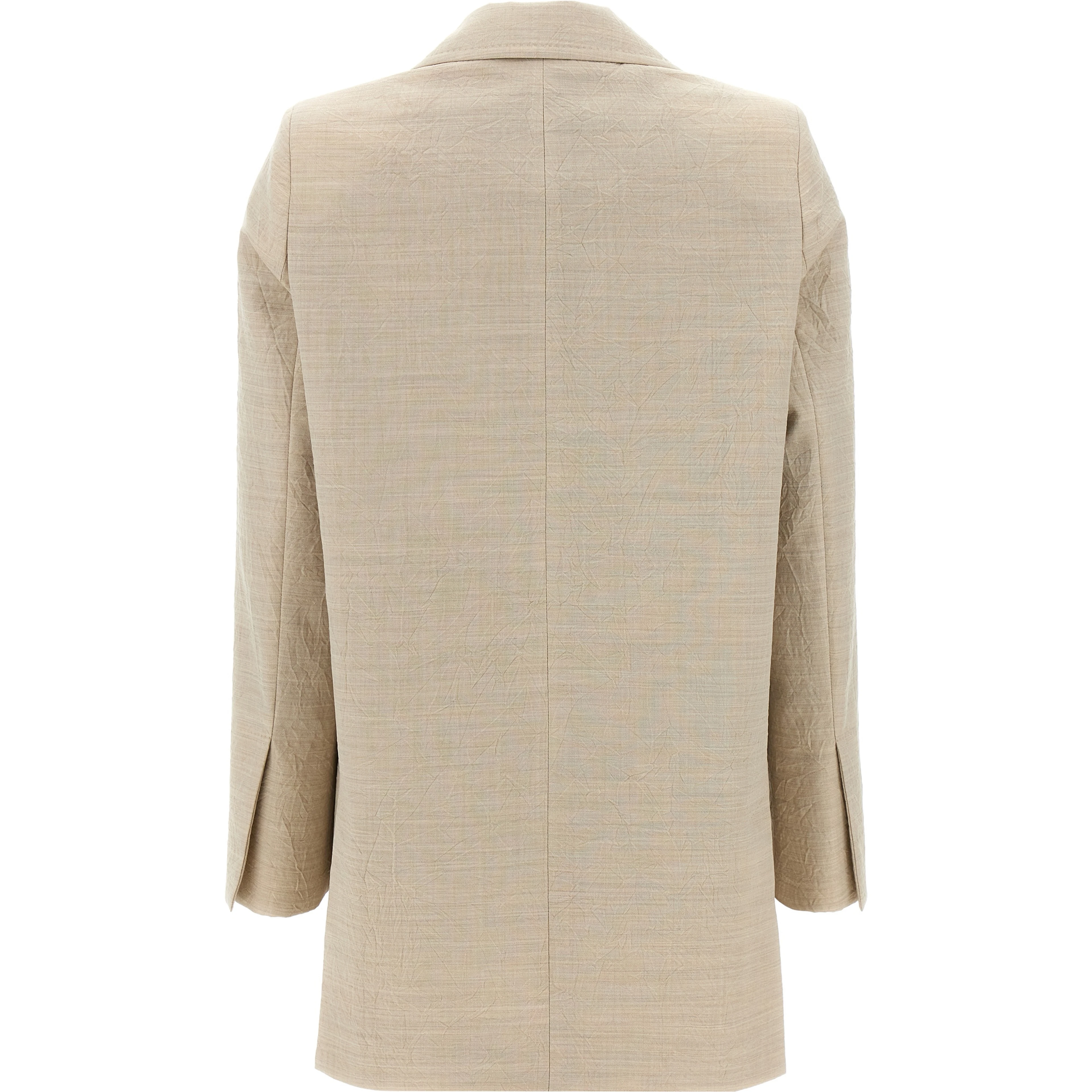 Beige Virgin Wool Blazer