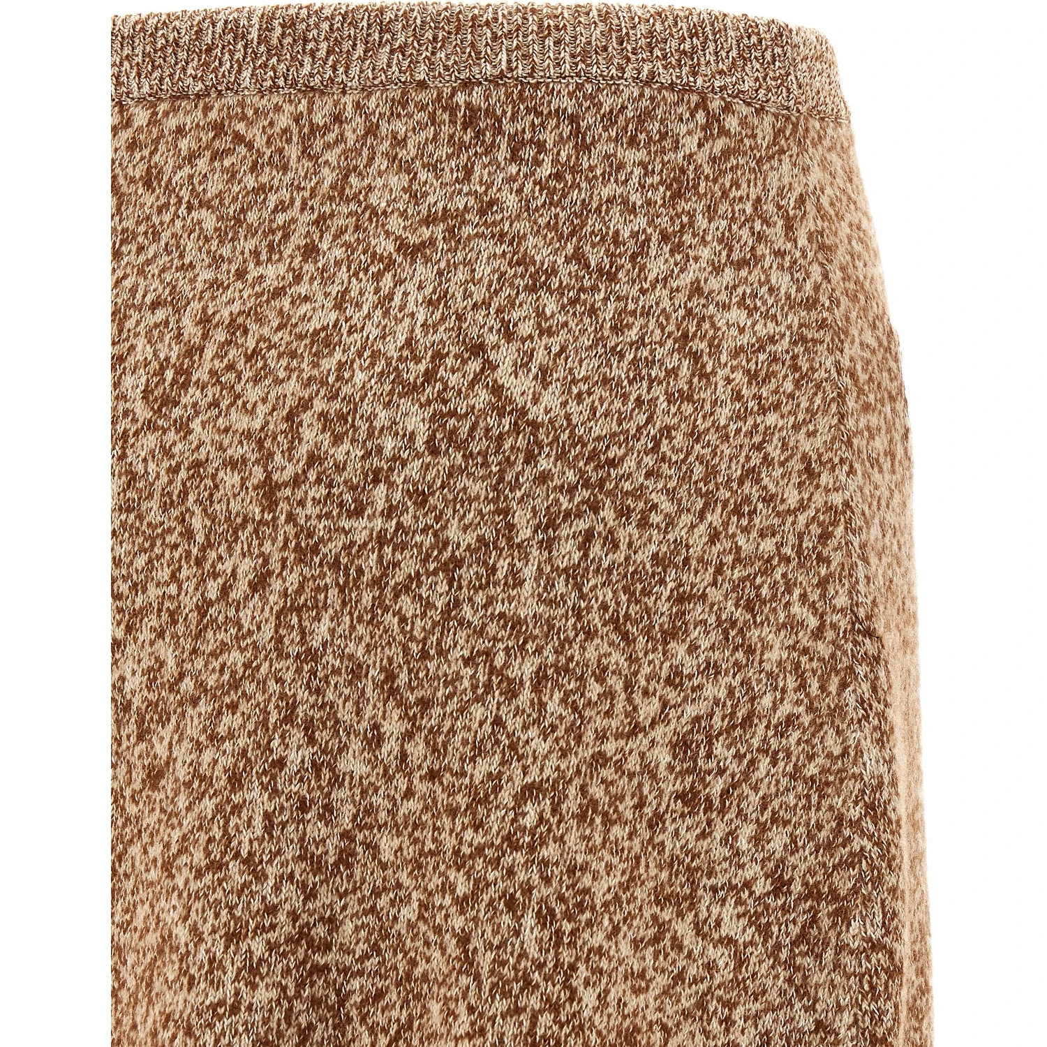 Multicolor Virgin Wool Long Skirt
