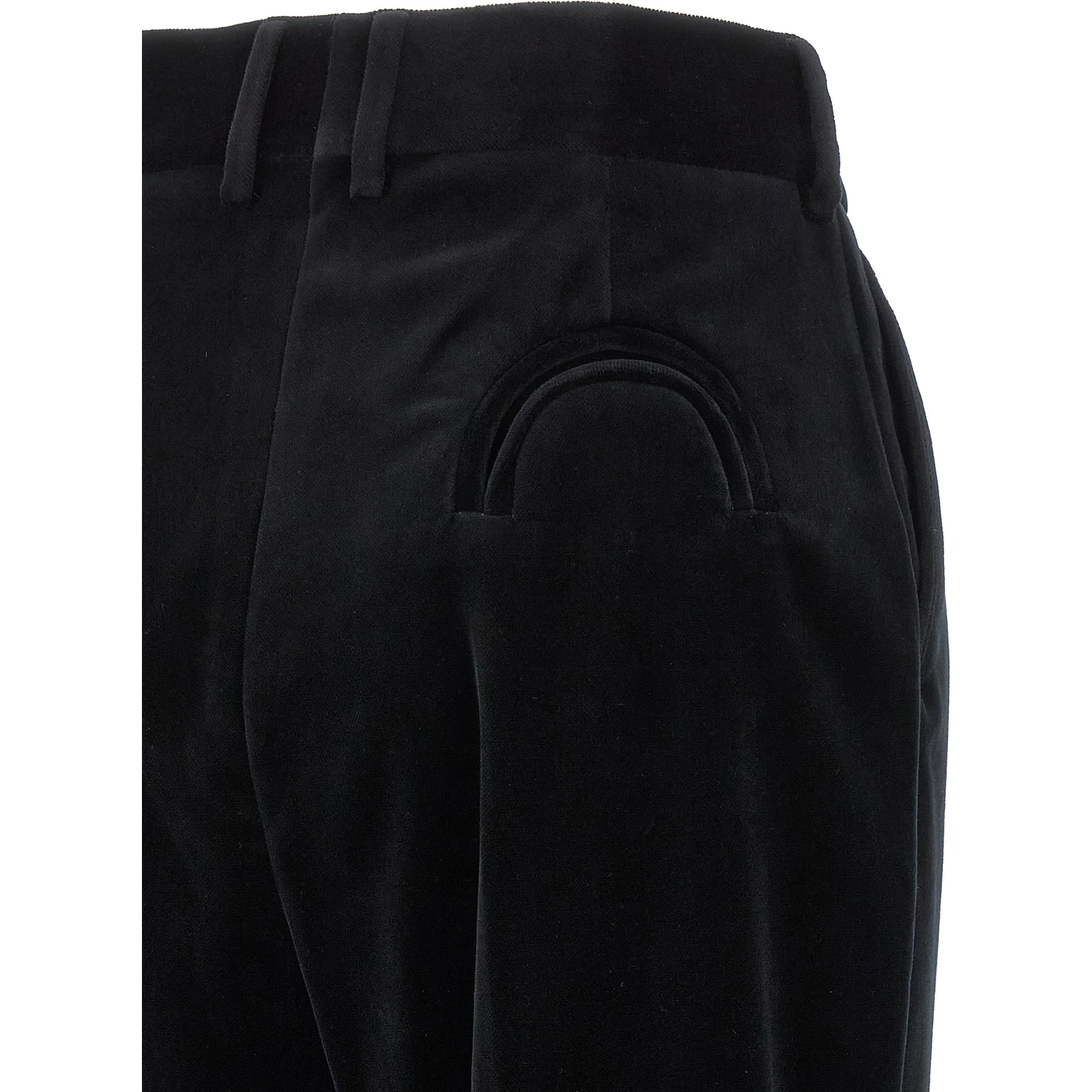 Black Cotton Dress Pants