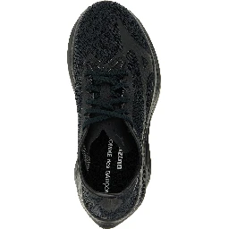 Black Synthetic Athletic Sneakers