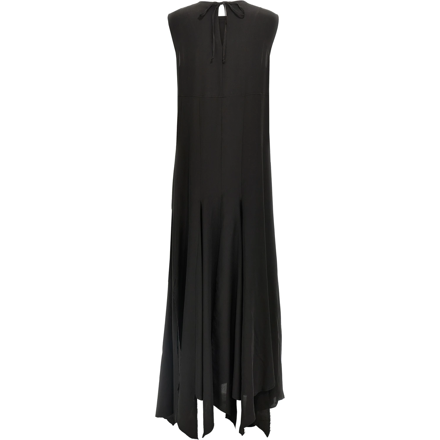 Black Silk Long Dress