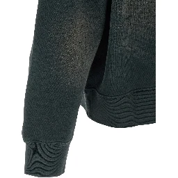 Black Cotton Sweatshirt
